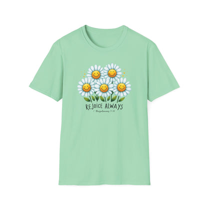 "Rejoice Always" Unisex Softstyle T-Shirt