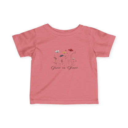 "Grow in Grace" - Infant Fine Jersey Tee