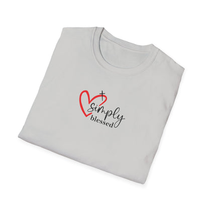 "Simply Blessed" Unisex Softstyle T-Shirt