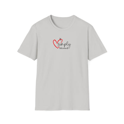"Simply Blessed" Unisex Softstyle T-Shirt