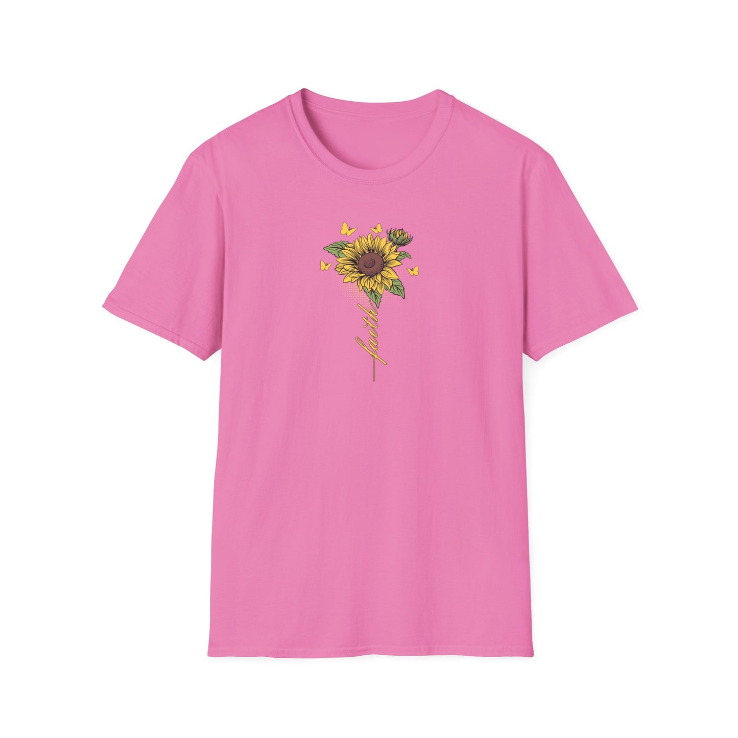Faith Flower Unisex Softstyle T-Shirt