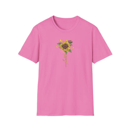 Faith Flower Unisex Softstyle T-Shirt
