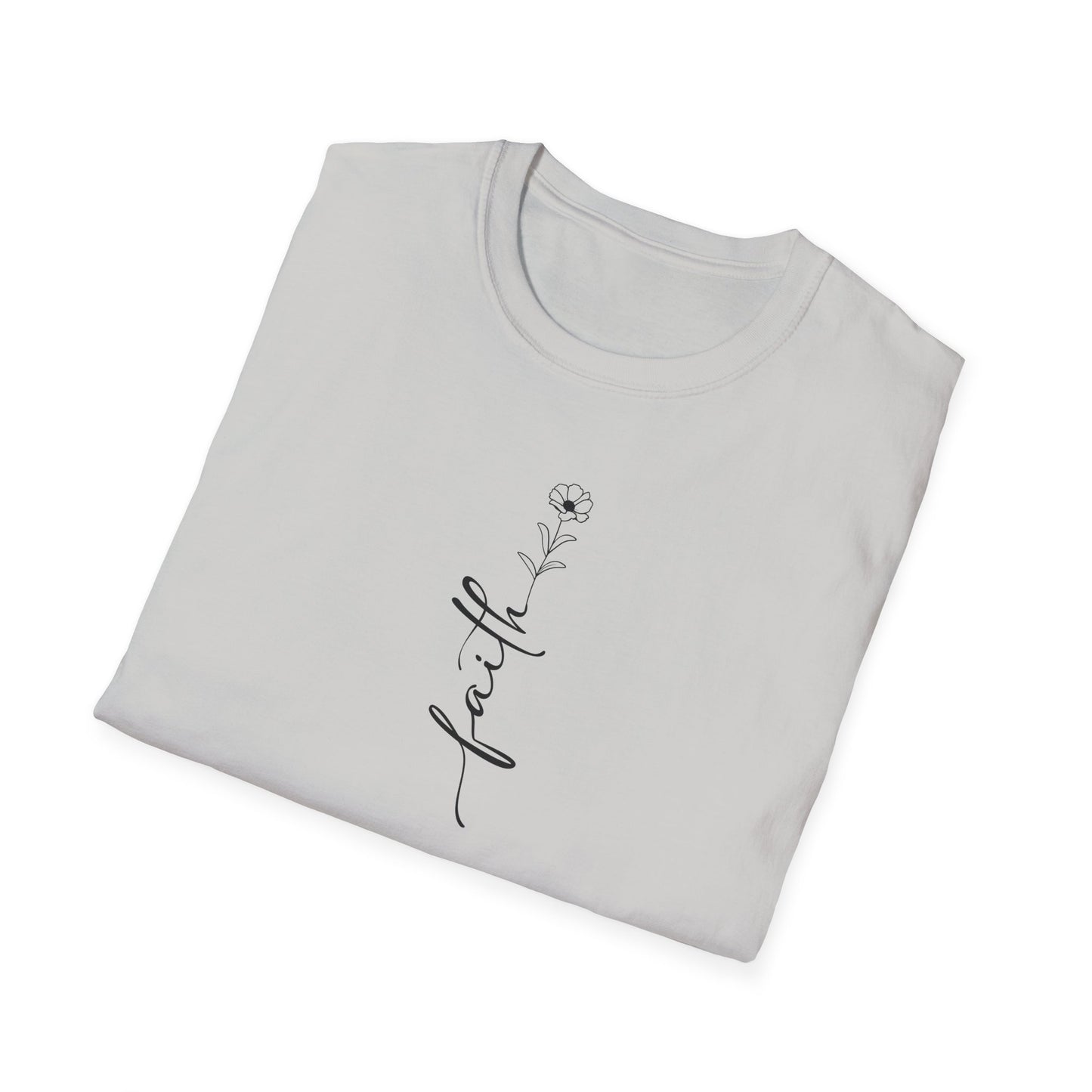 Faith Flower Unisex Softstyle T-Shirt