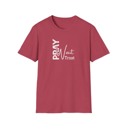 "Pray Wait Trust" Unisex Softstyle T-Shirt