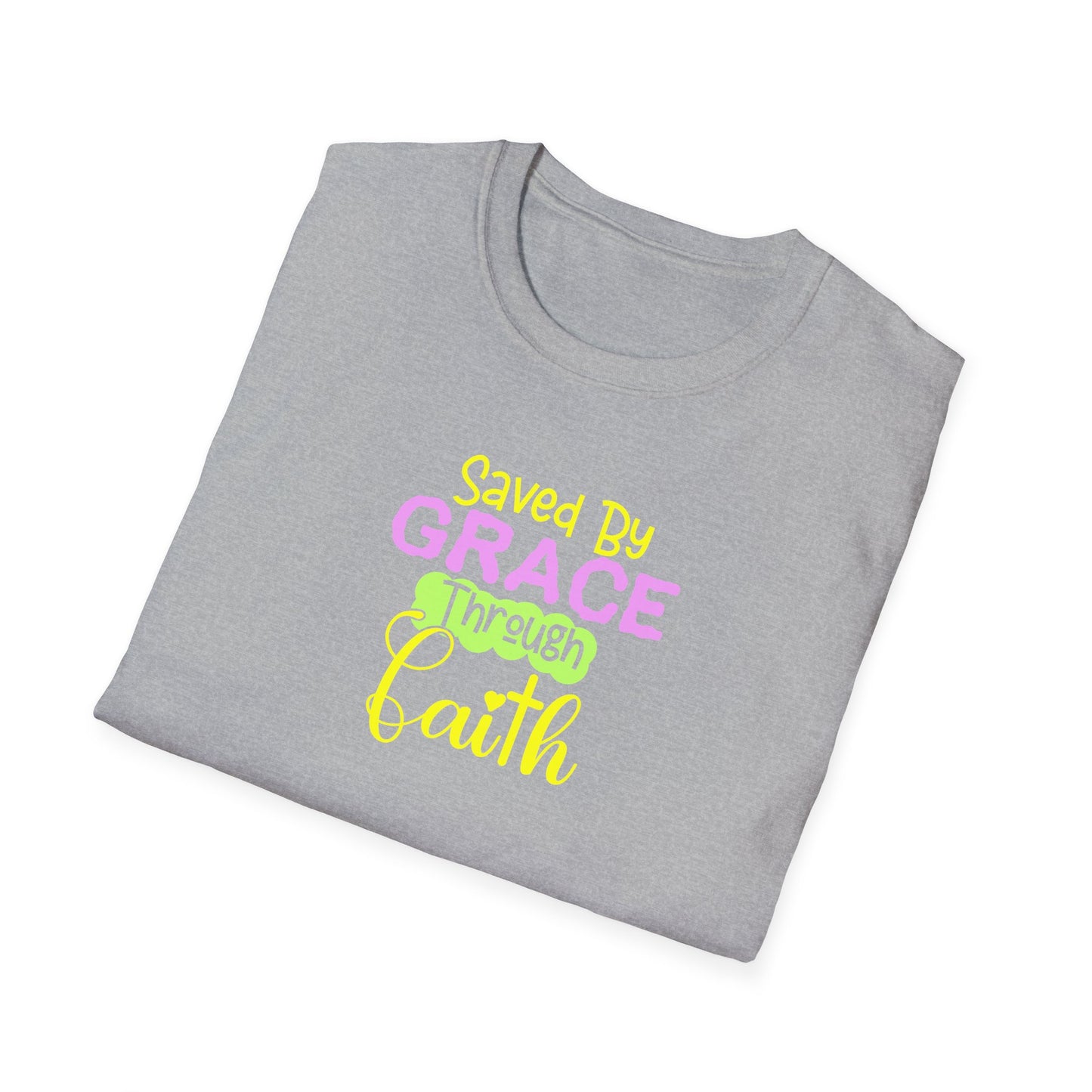 "Saved by Grace Through Faith" Unisex Softstyle T-Shirt