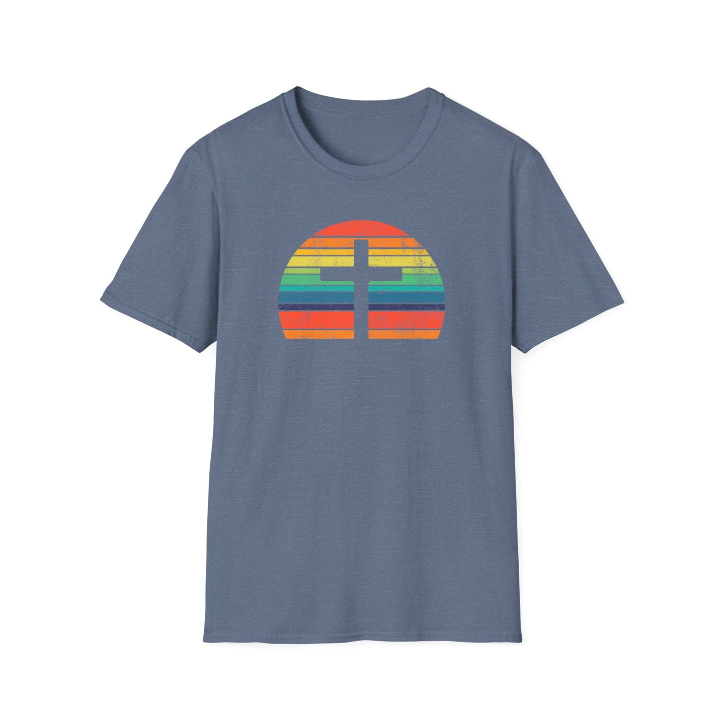Retro Cross Unisex Softstyle T-Shirt