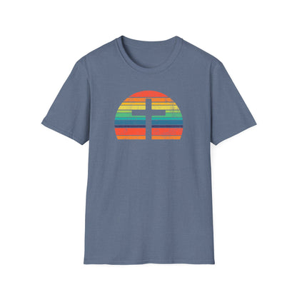 Retro Cross Unisex Softstyle T-Shirt