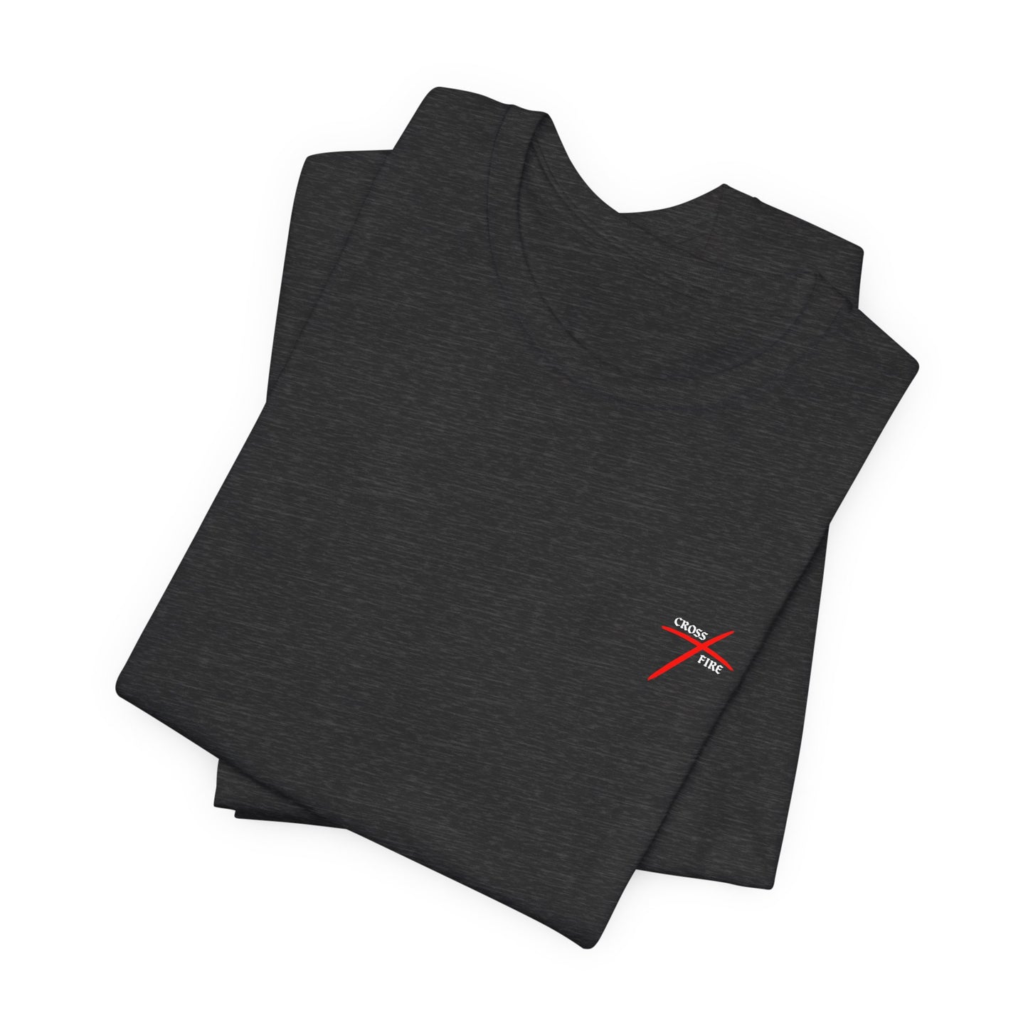 Christian Faith T-Shirt — "Delivered Completely, Healed Throughly, Saved Mightily" Tee with Cross