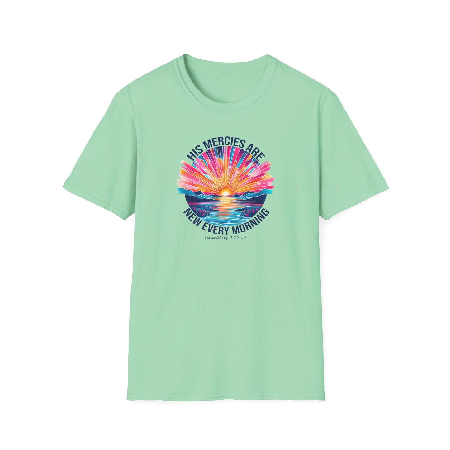 "His Mercies Are New" Unisex Softstyle T-Shirt