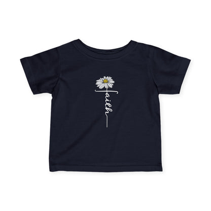 Faith Flower - Infant Fine Jersey Tee