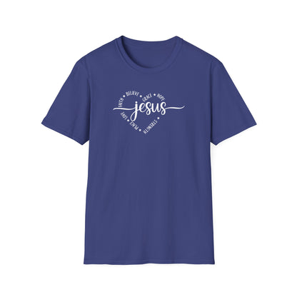 Heart-Jesus Unisex Softstyle T-Shirt