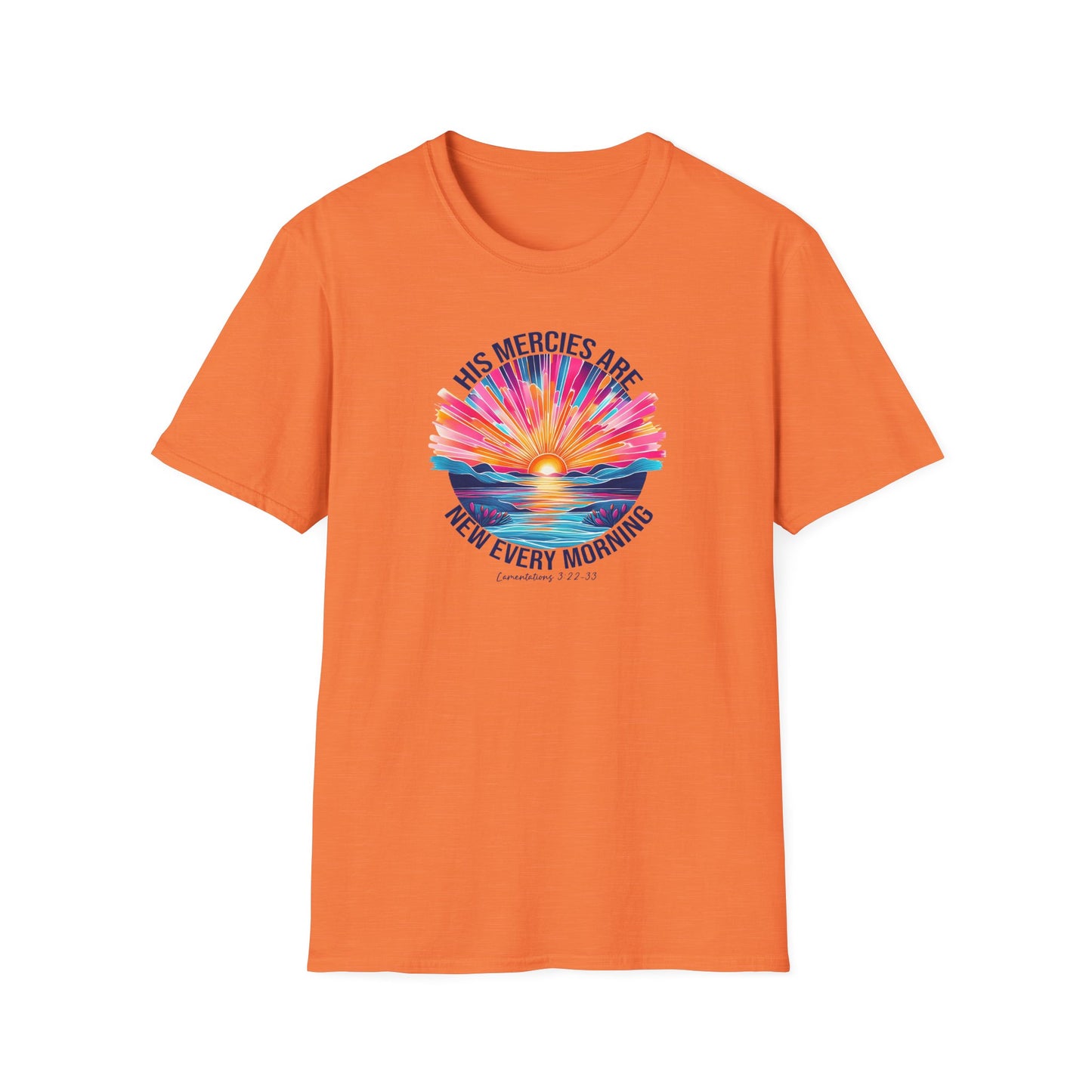 "His Mercies Are New" Unisex Softstyle T-Shirt