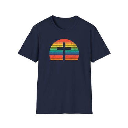Retro Cross Unisex Softstyle T-Shirt