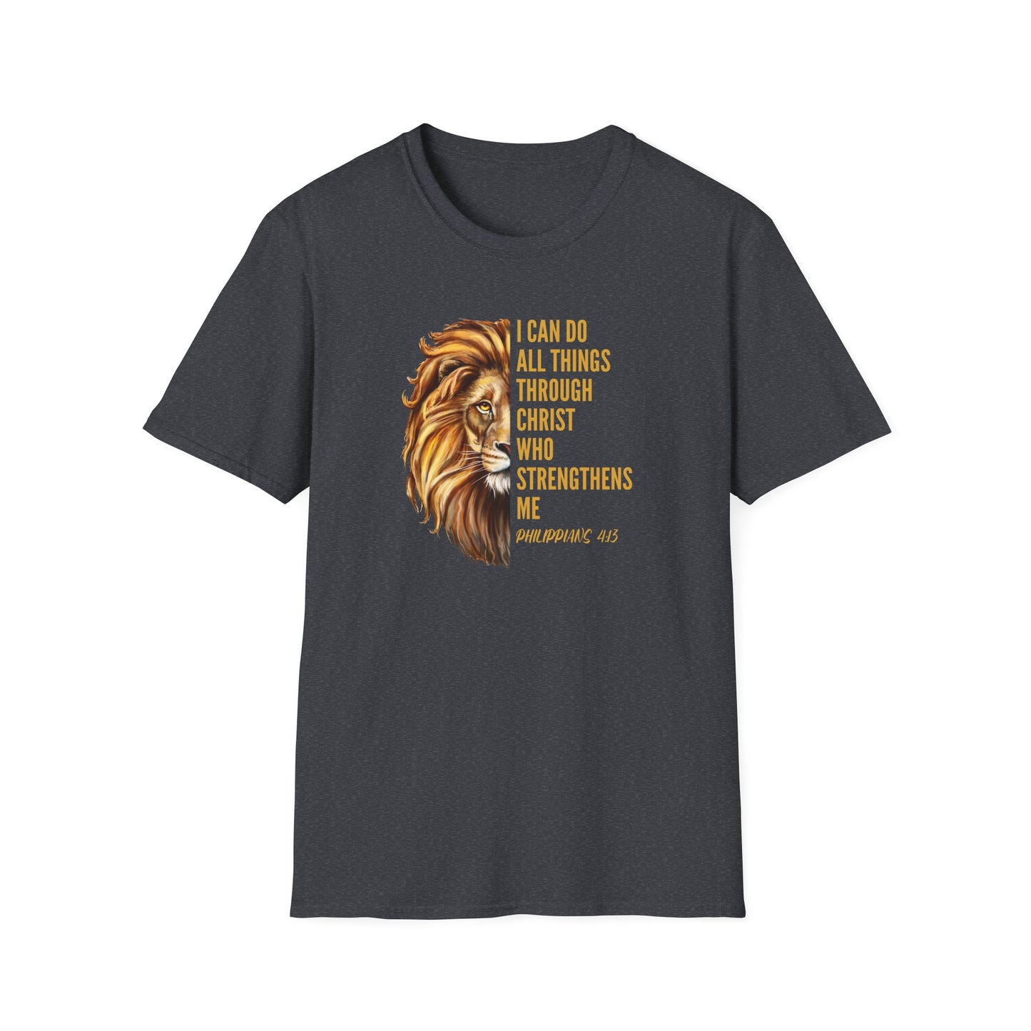 "I Can Do All Things Through Christ" - Unisex Softstyle T-Shirt