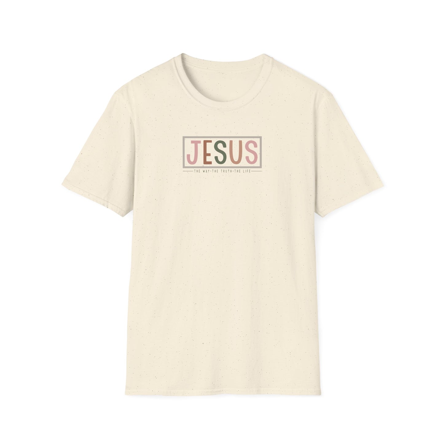 "Jesus - The Way The Truth The Life" Unisex Softstyle T-Shirt
