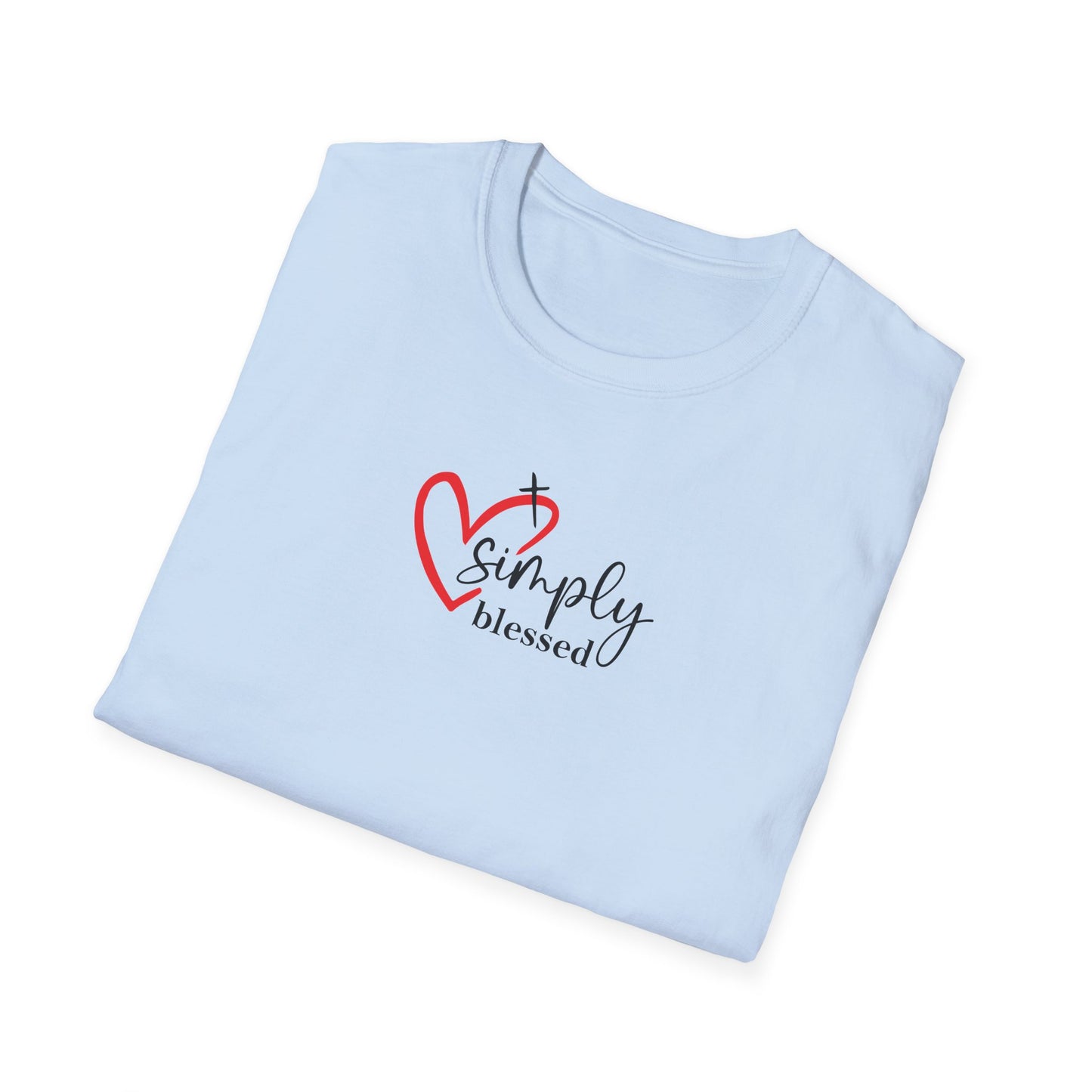 "Simply Blessed" Unisex Softstyle T-Shirt
