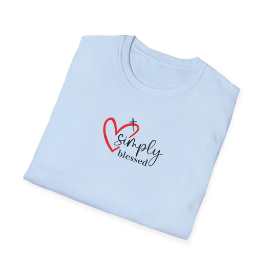 "Simply Blessed" Unisex Softstyle T-Shirt