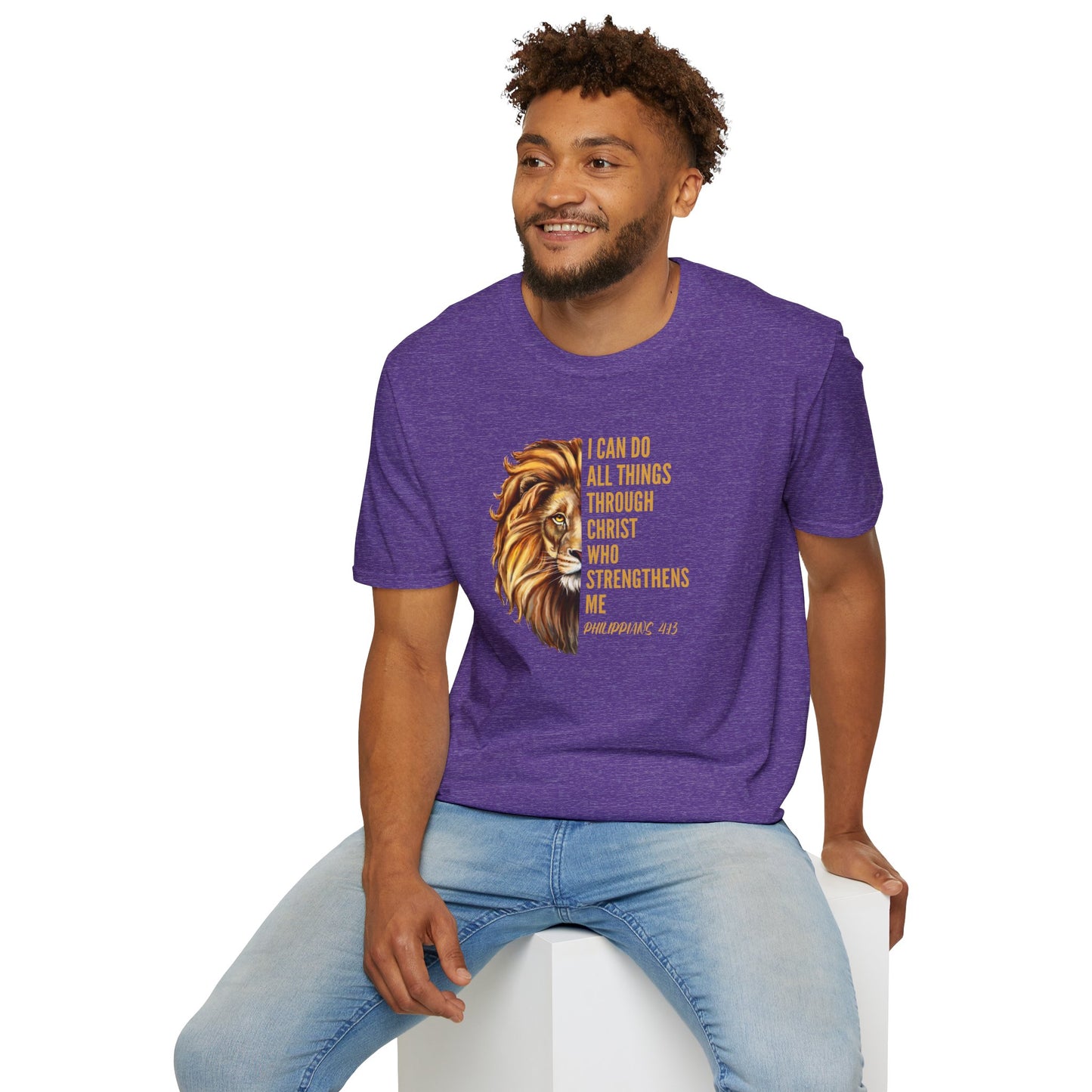 "I Can Do All Things Through Christ" - Unisex Softstyle T-Shirt