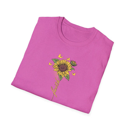 Faith Flower Unisex Softstyle T-Shirt