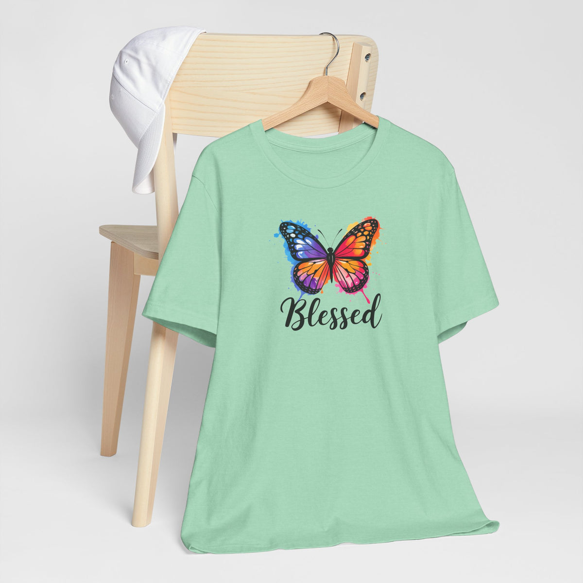 Color Splat Butterfly Unisex Softstyle T-Shirt