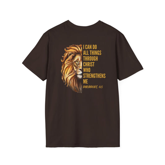 "I Can Do All Things Through Christ" - Unisex Softstyle T-Shirt