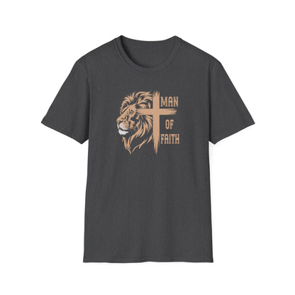 "Man of Faith" Front Print Unisex Softstyle T-Shirt