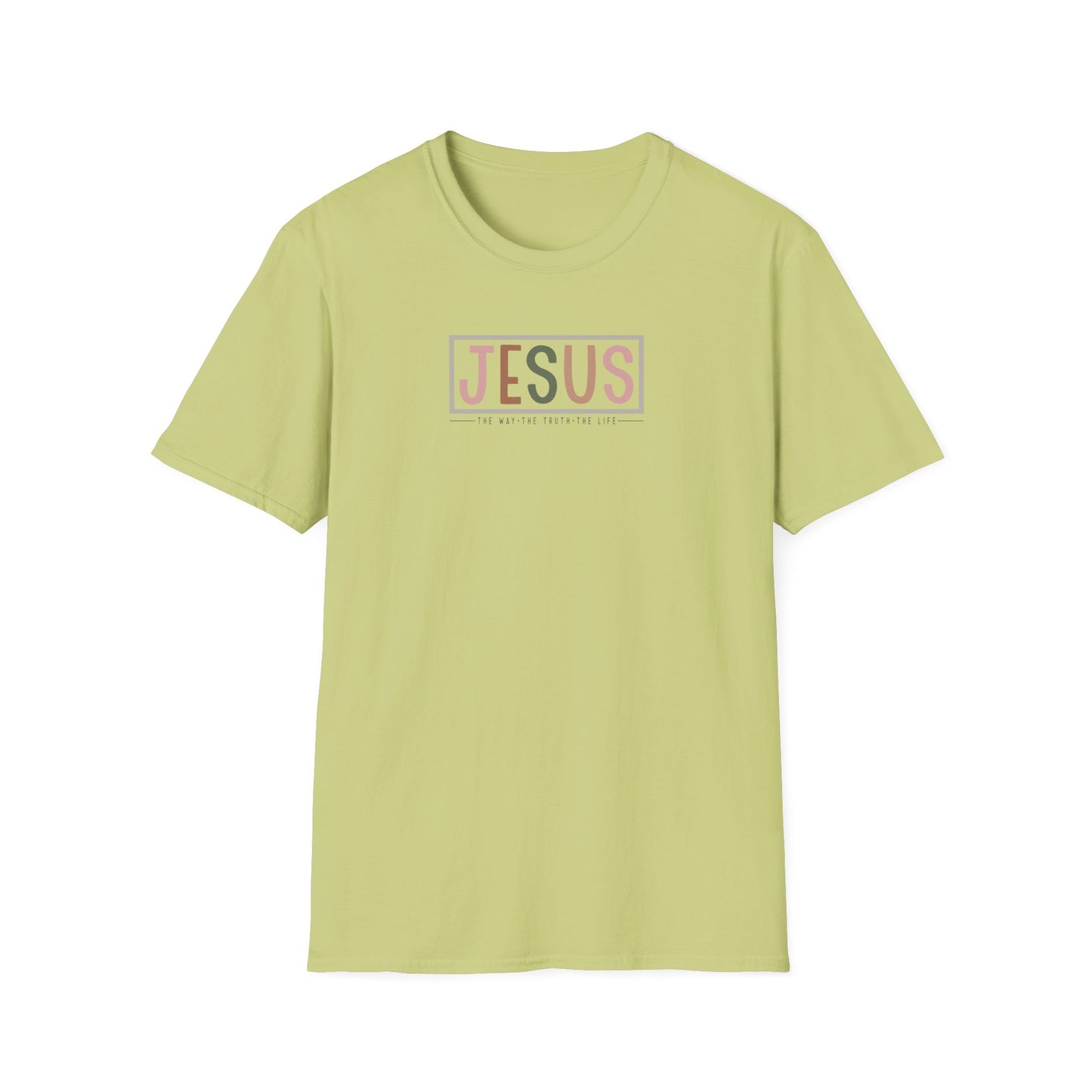 "Jesus - The Way The Truth The Life" Unisex Softstyle T-Shirt