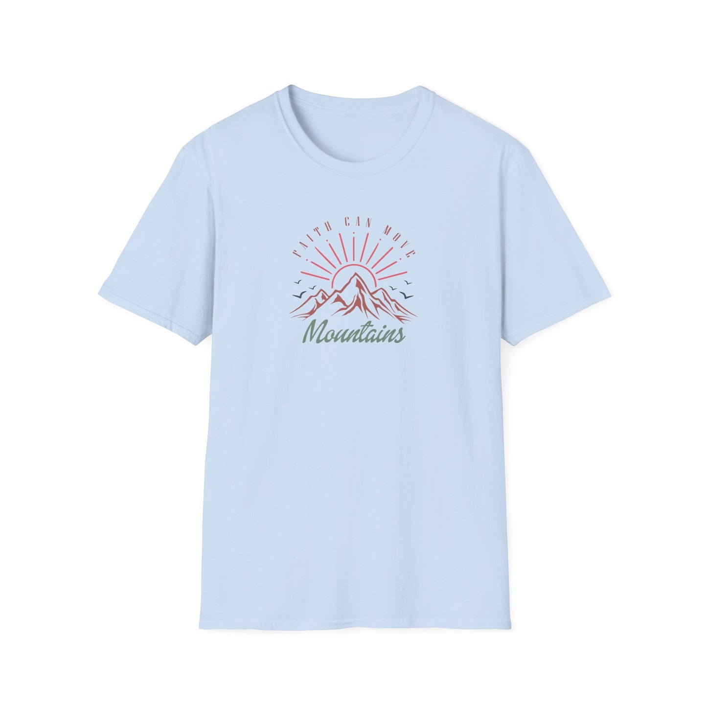 Faith Can Move Mountains D-3 Unisex Softstyle T-Shirt
