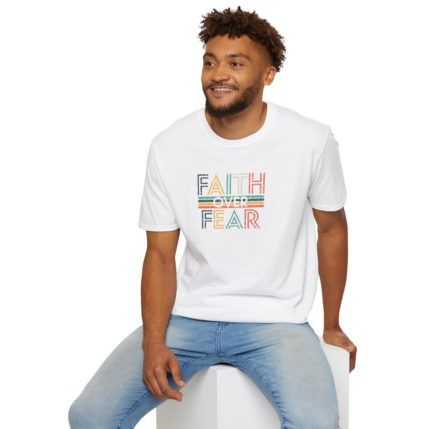 Faith Over Fear Unisex Softstyle T-Shirt