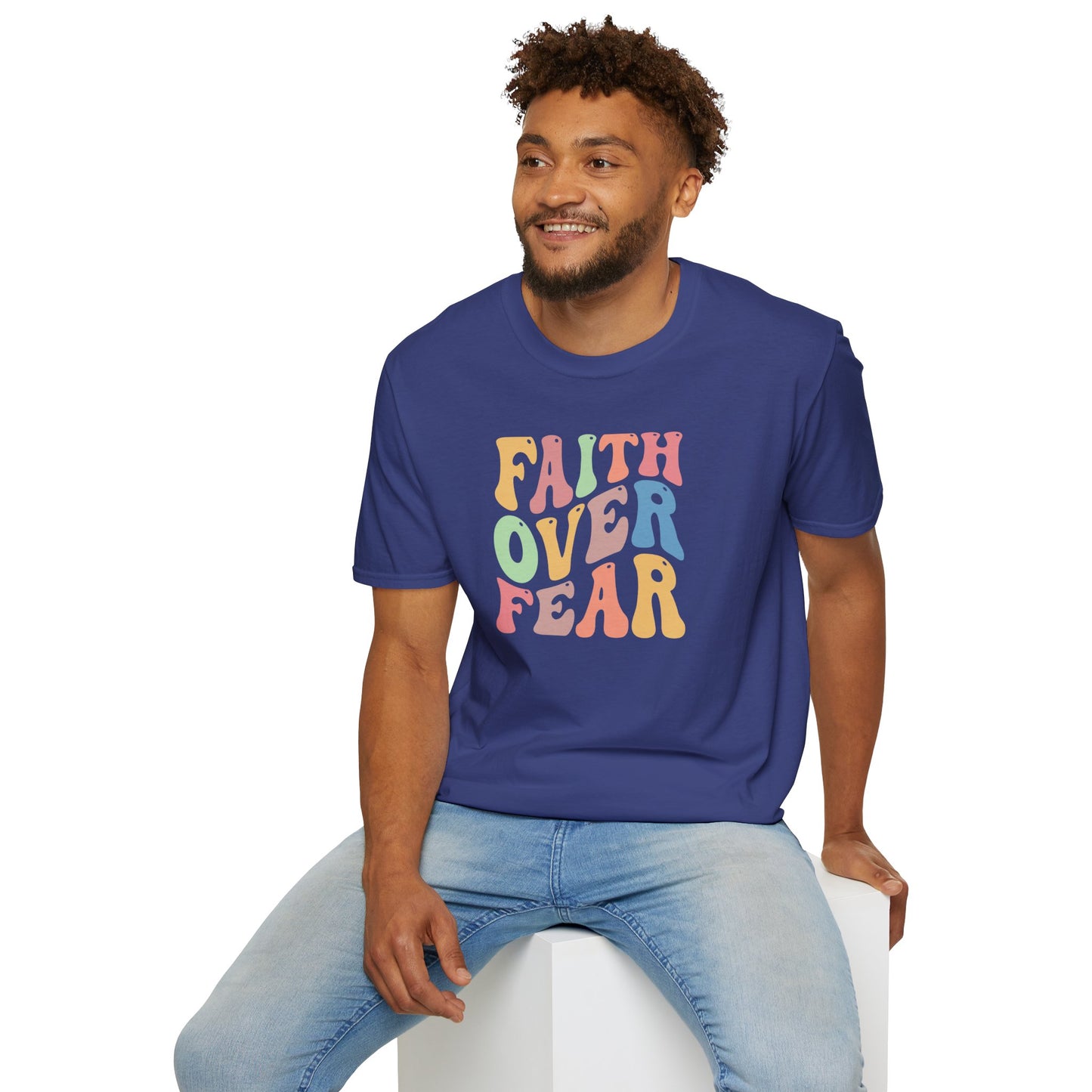Faith Over Fear Unisex Softstyle T-Shirt