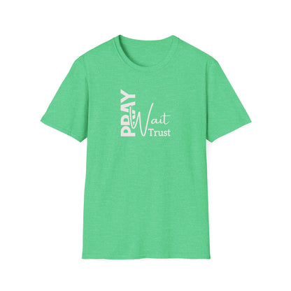 "Pray Wait Trust" Unisex Softstyle T-Shirt