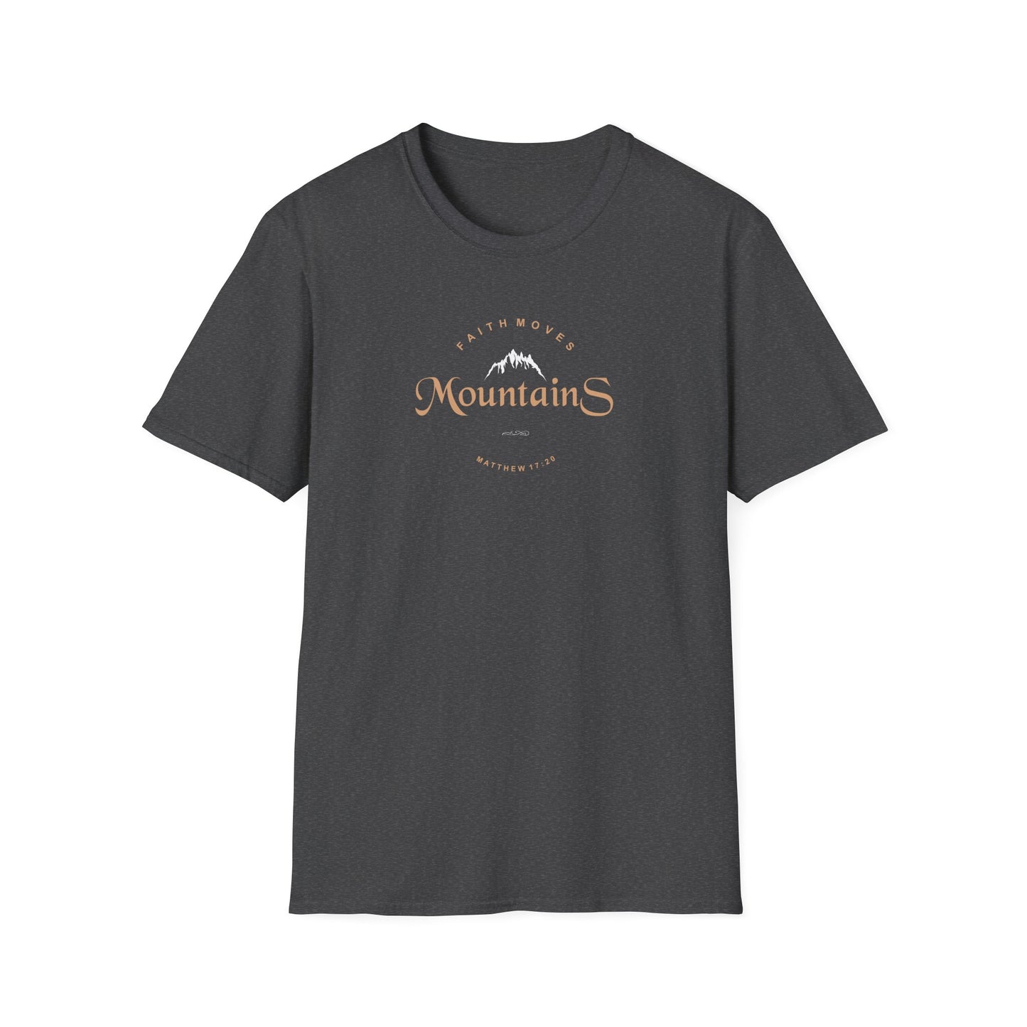 Faith Moves Mountains Unisex Softstyle T-Shirt