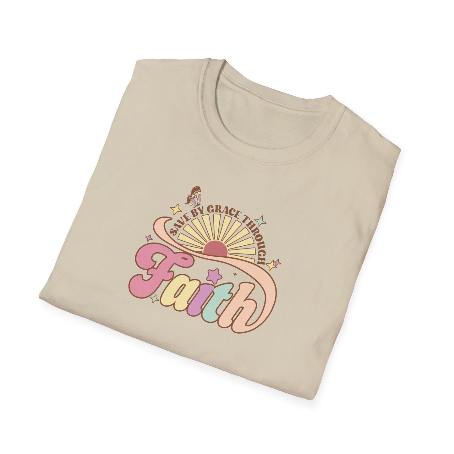 "Saved by Grace Through Faith" Unisex Softstyle T-Shirt