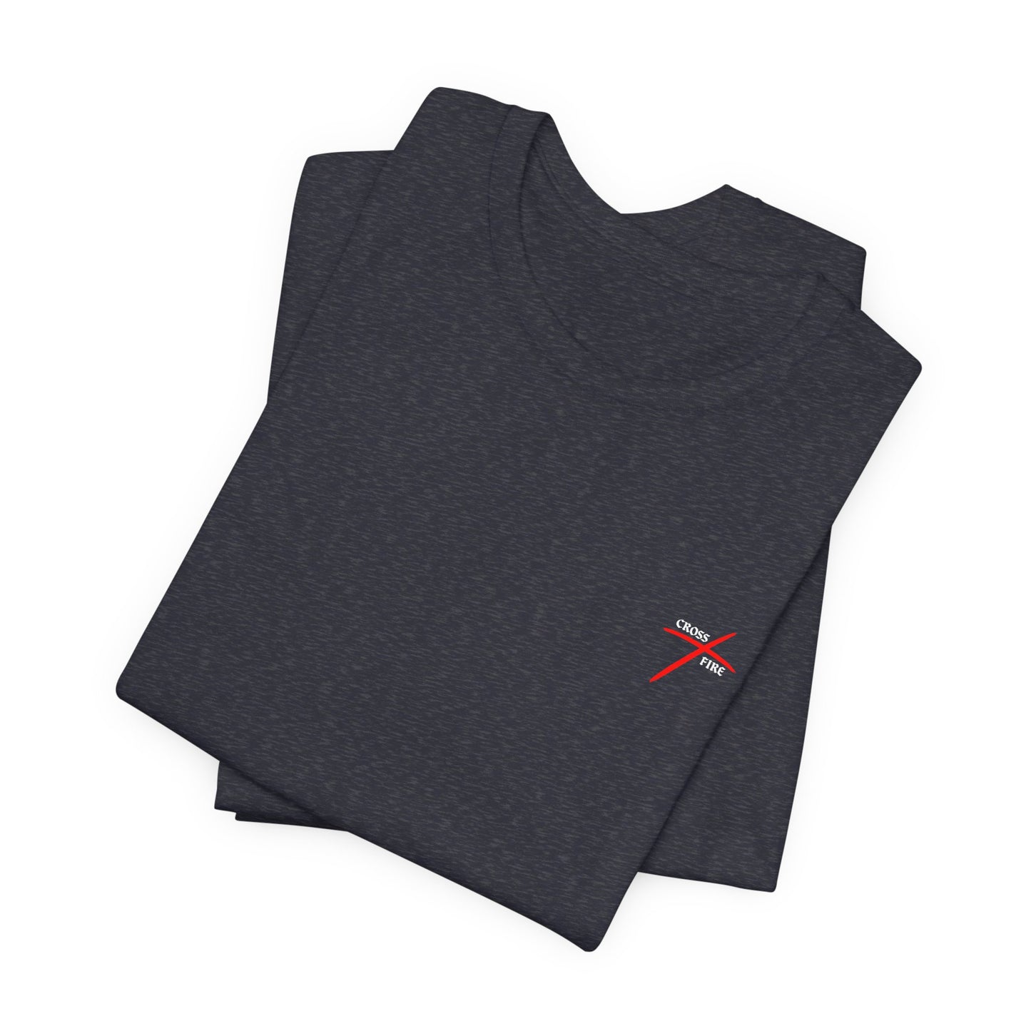 Christian Faith T-Shirt — "Delivered Completely, Healed Throughly, Saved Mightily" Tee with Cross