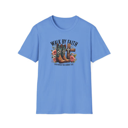 "Walk by Faith" Graphic T-Shirt for Faith-Loving Souls