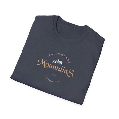 Faith Moves Mountains Unisex Softstyle T-Shirt