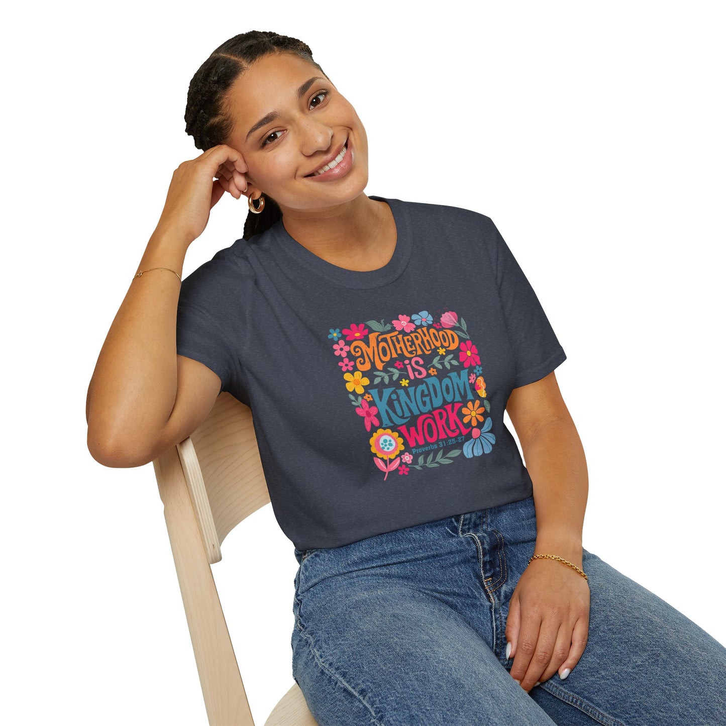 Motherhood is Kingdom Work Softstyle T-Shirt