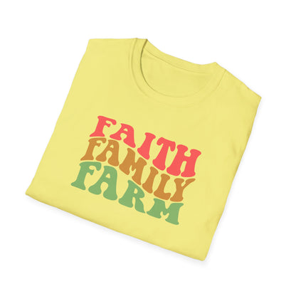 Faith Family Farm Unisex Softstyle T-Shirt