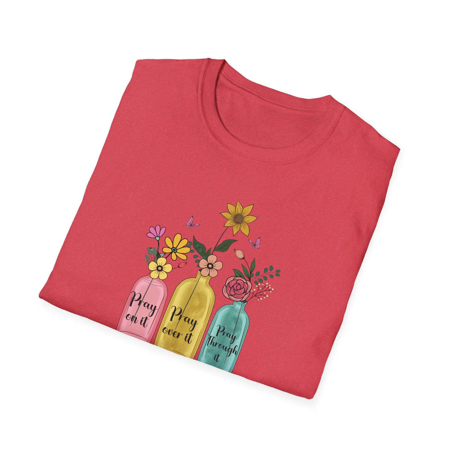 Jars of Flowers Unisex Softstyle T-Shirt