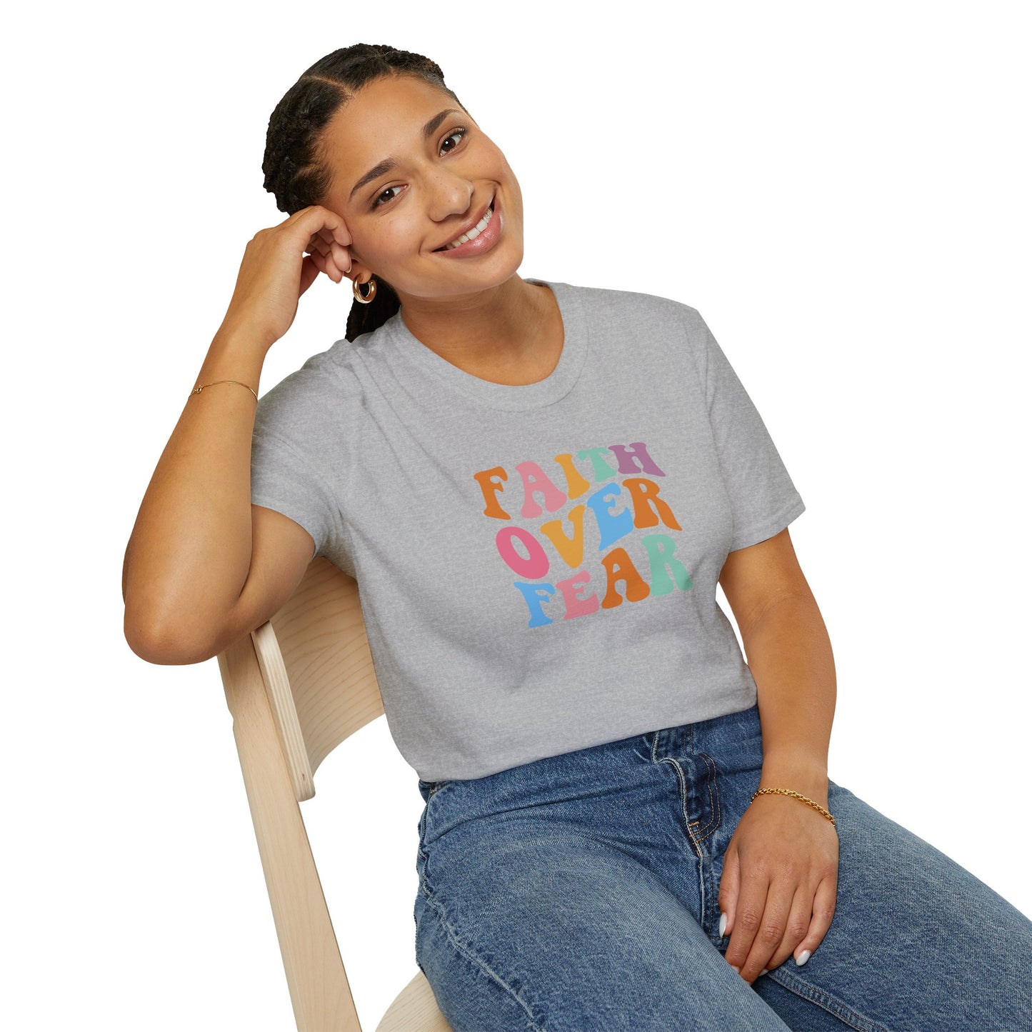 "Faith Over Fear" Unisex Softstyle T-Shirt
