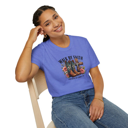 "Walk by Faith" Graphic T-Shirt for Faith-Loving Souls