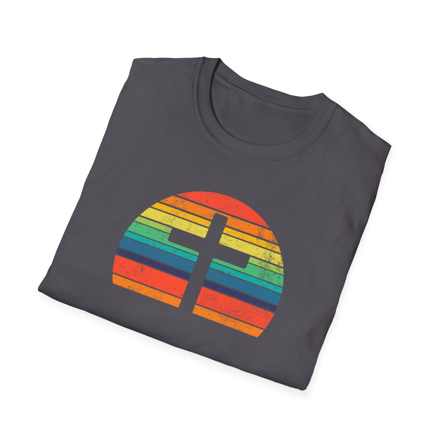 Retro Cross Unisex Softstyle T-Shirt