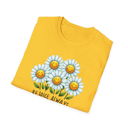 "Rejoice Always" Unisex Softstyle T-Shirt