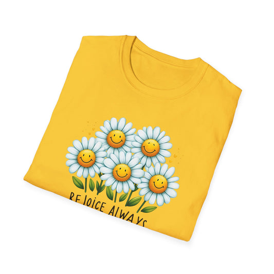 "Rejoice Always" Unisex Softstyle T-Shirt
