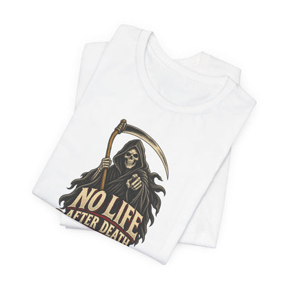 "It's Sad-du-cee" Front Print Vintage Grim Reaper Front Print T-Shirt