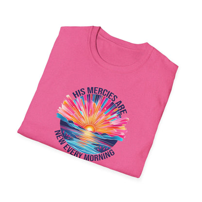 "His Mercies Are New" Unisex Softstyle T-Shirt