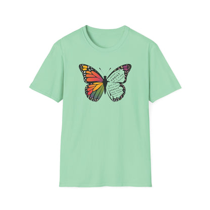 Butterfly - Black Font T-Shirt