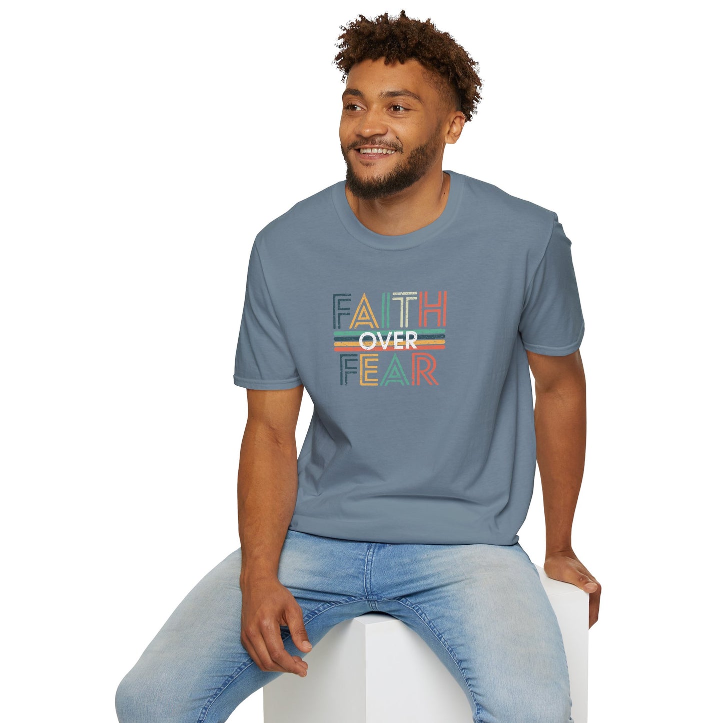 Faith Over Fear Unisex Softstyle T-Shirt