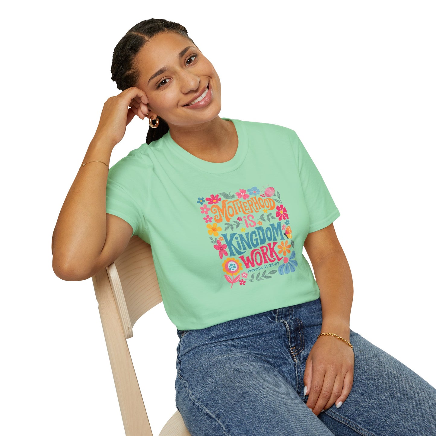 Motherhood is Kingdom Work Softstyle T-Shirt