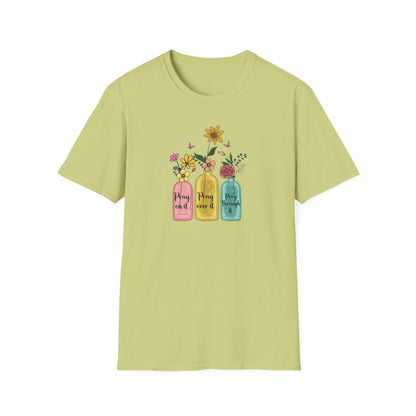 Jars of Flowers Unisex Softstyle T-Shirt